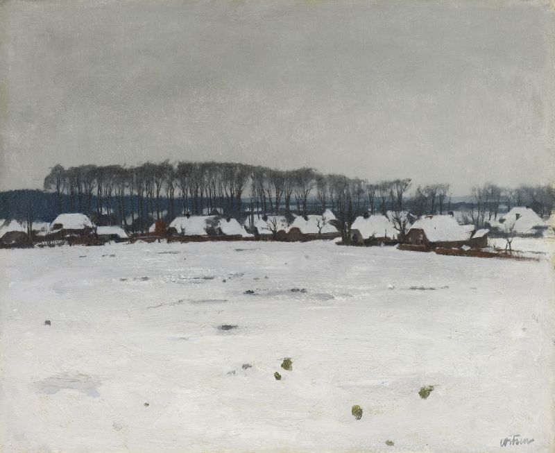 Foto: Winterlandschap van Willem Witsen