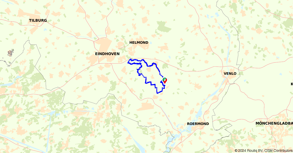 Fietsroute (E-bike) 115846: De Groote Peel en Strabrechts