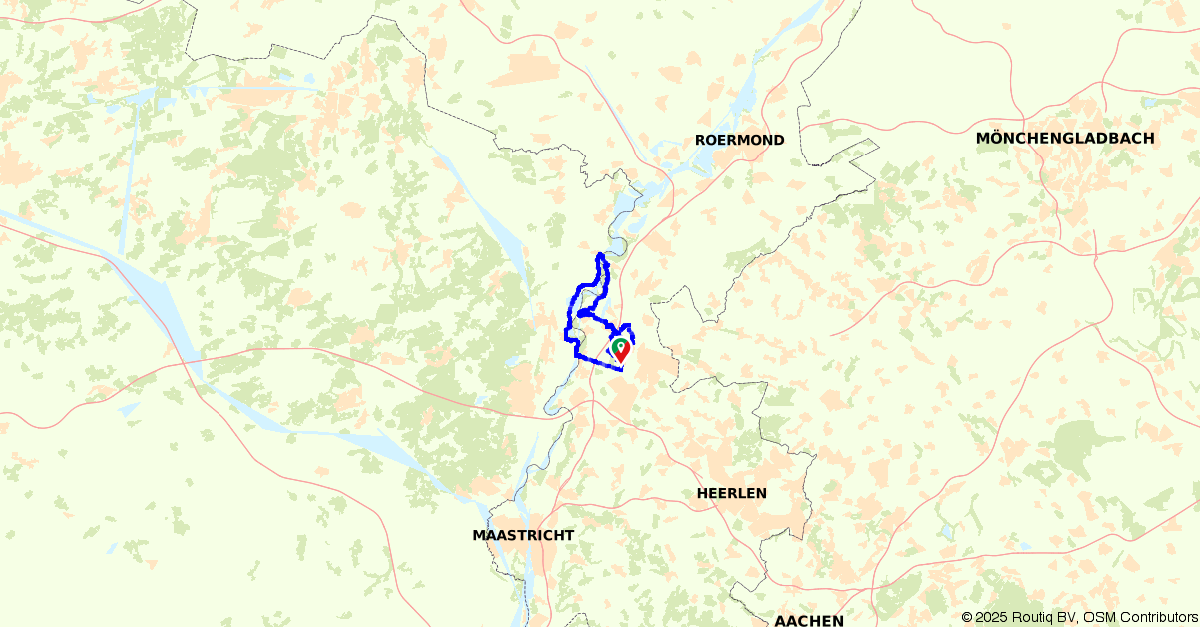 Fietsroute (E-bike) 135079: Fietsen door RivierPark Maasv