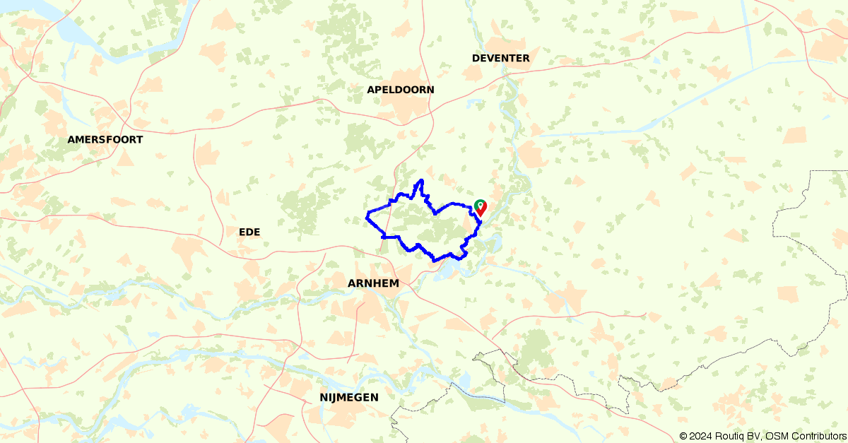 Fietsroute (E-bike) 135144: Nationaal Park Veluwezoom