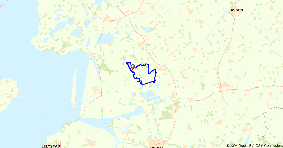 Fietsroute 144364: Jonen fietsroute