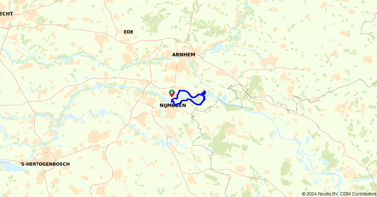 Fietsroute 144950: Ooijpolder pasen
