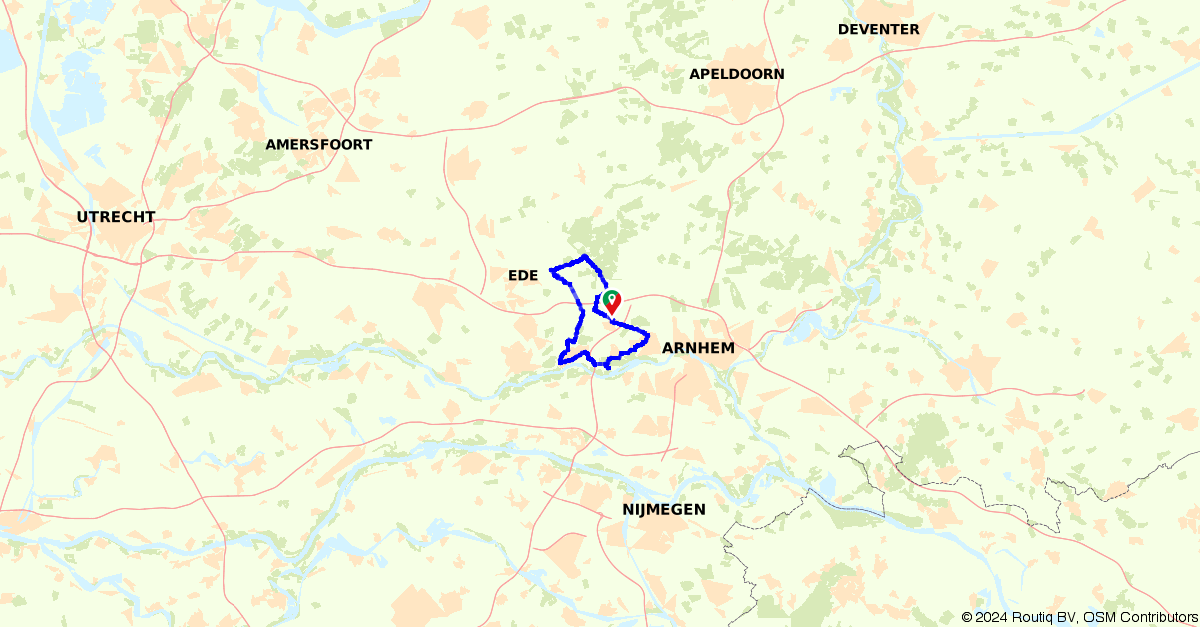 Fietsroute 180647: Fietsen over de Ginkelse Heid