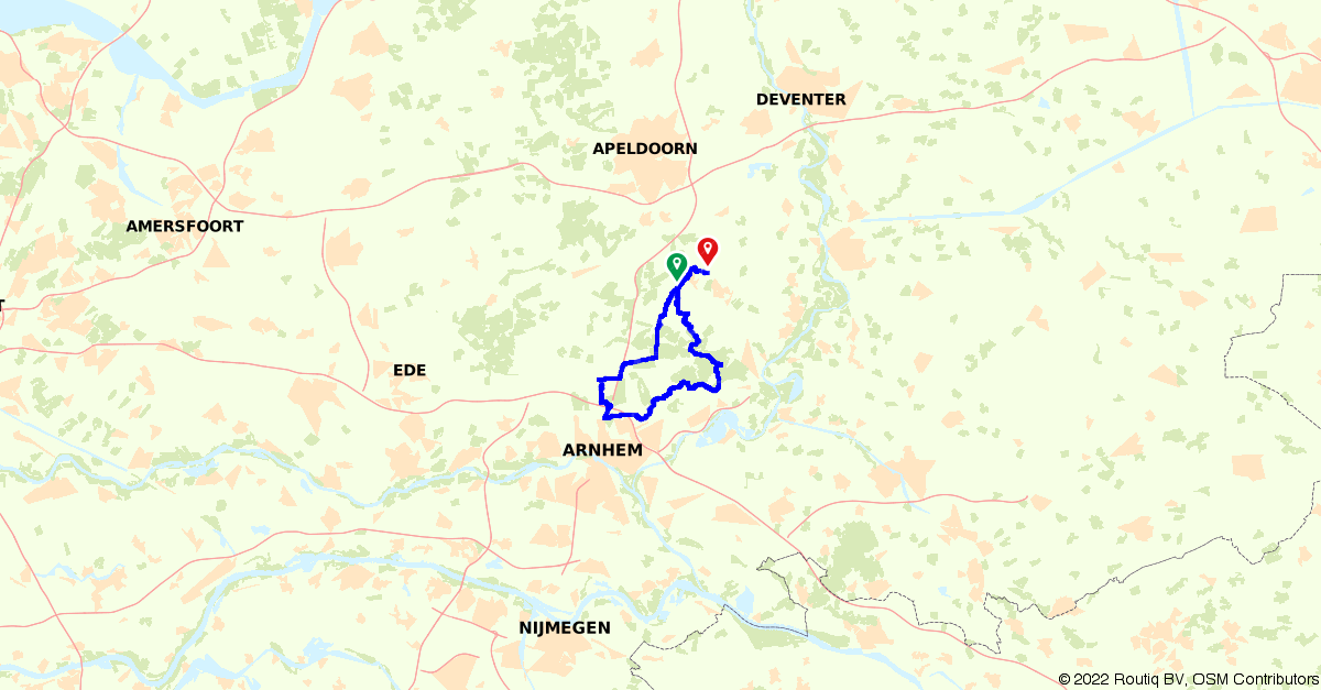 Fietsroute 218981: Veluwezoom Posbank