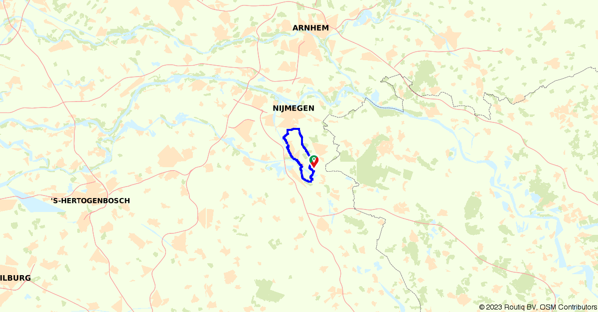 Fietsroute 345307: Maasroute