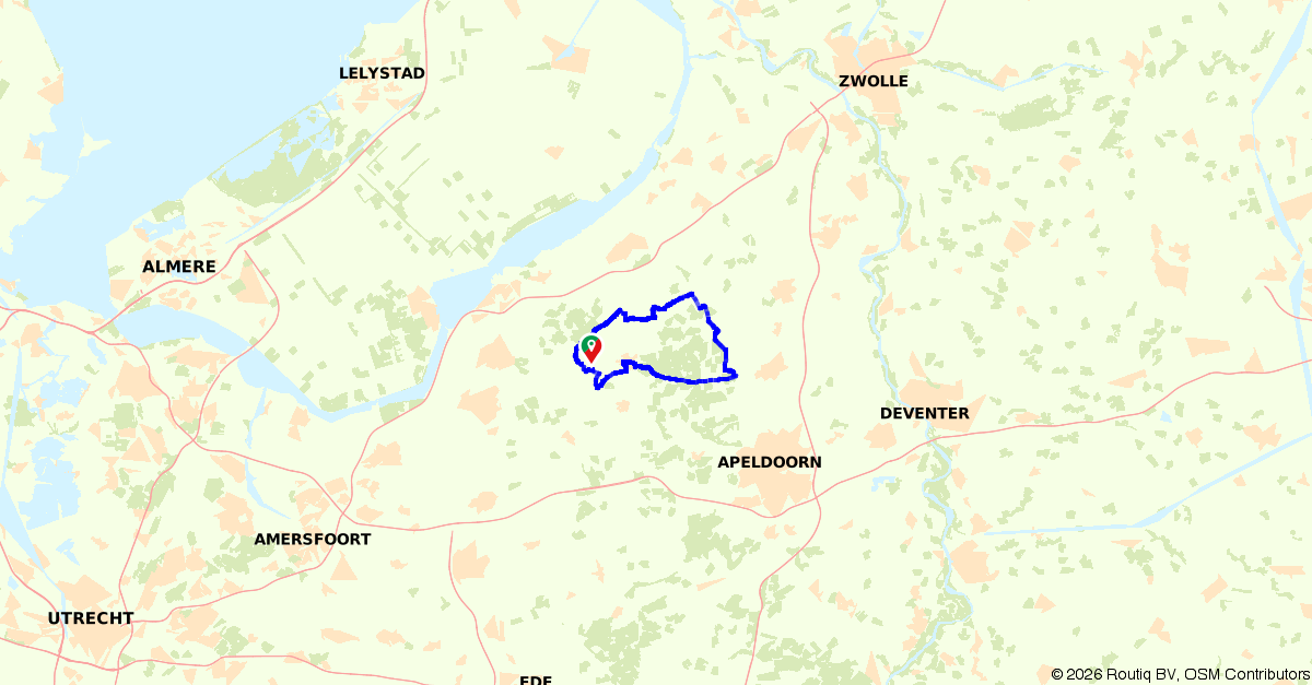 Fietsroute 552913: Landgoed Staverden en het Spe