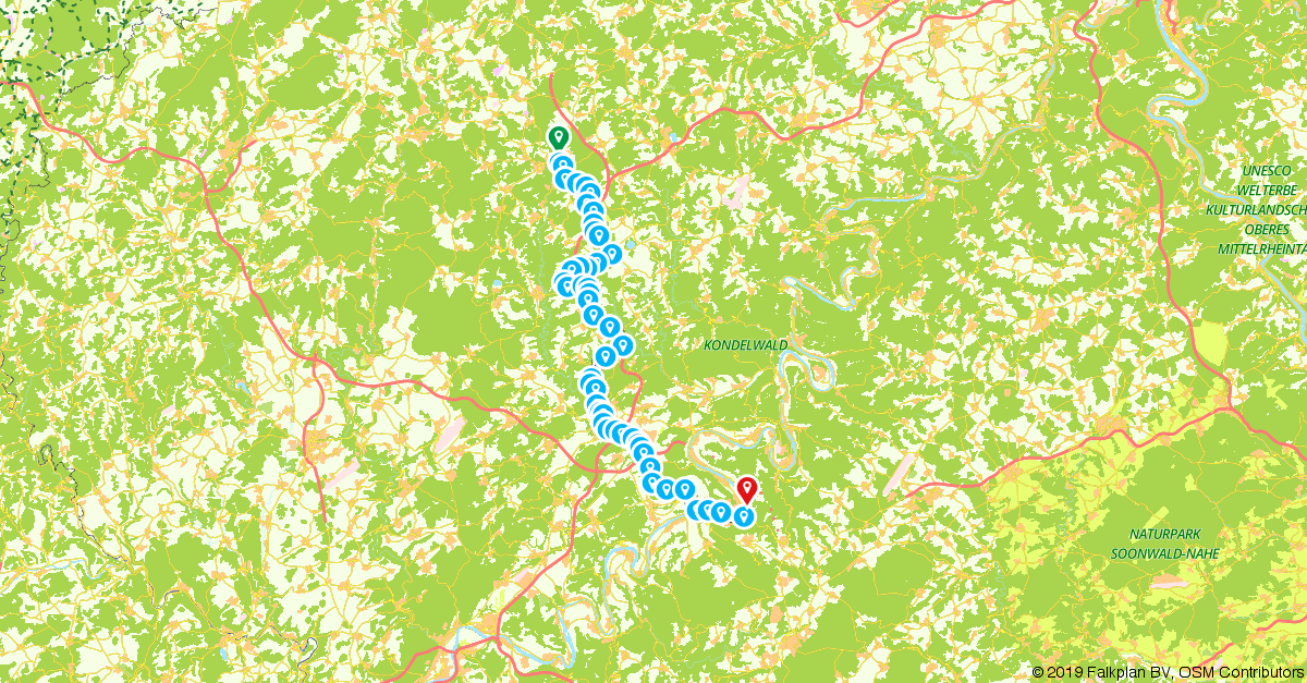 Fietsroute 773879: Maare-Mosel-Radweg