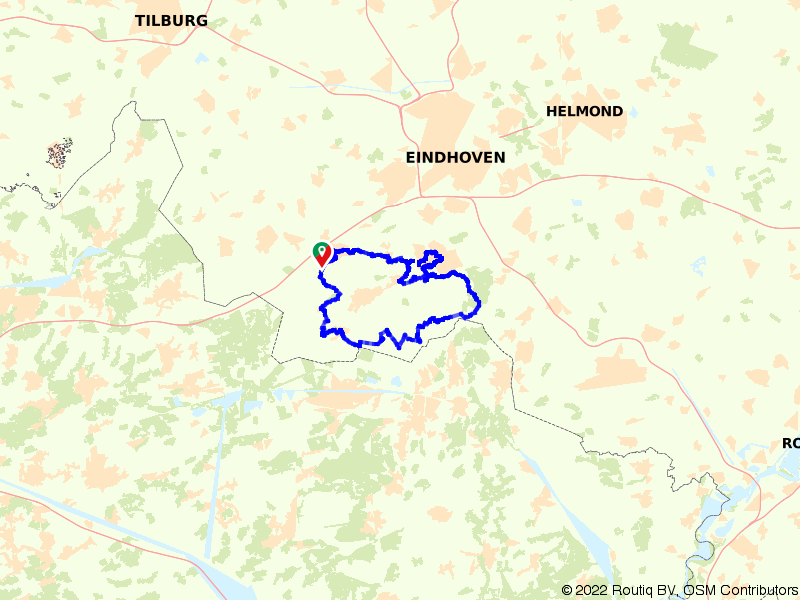 Fietsen door de bossen bij Bergeijk