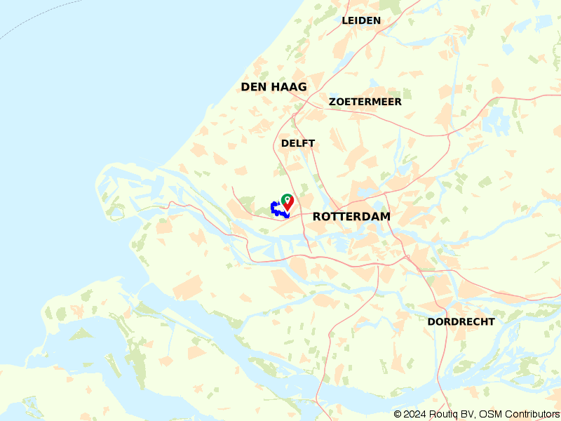 Rondje Broekpolder route map image