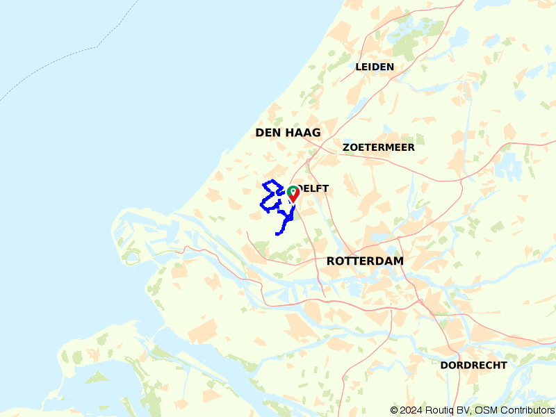 Tomatensoepfietsen bij stalletjes langs de weg route map image
