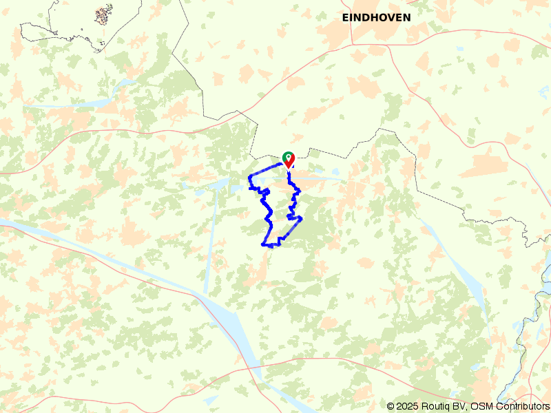 Veelzijdig Lommel route map image