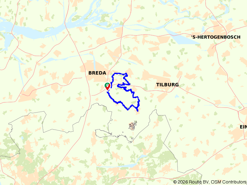 Fietsen door de kalme Chaamse bossen - Fietsen in Noord-Brabant