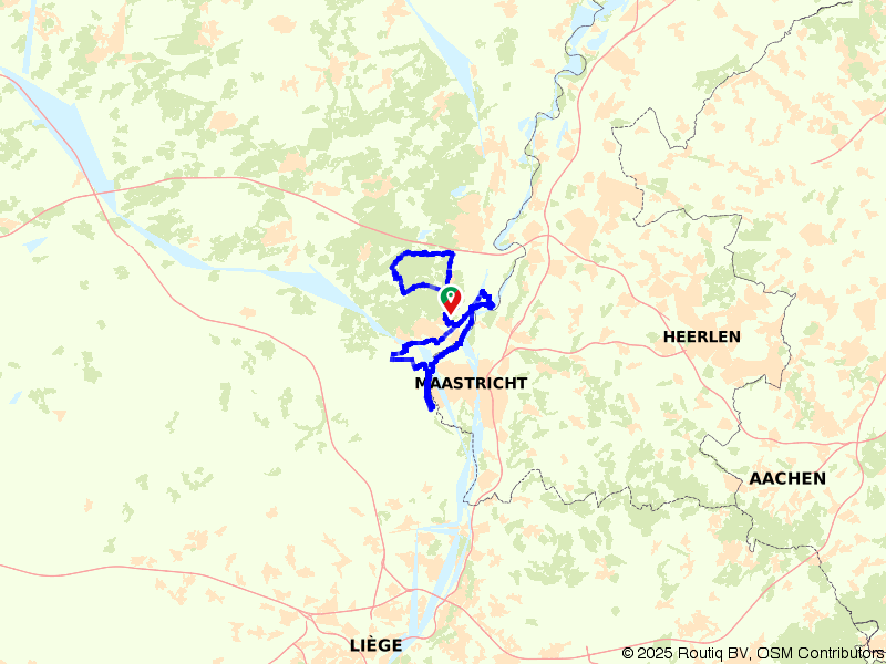 Flirten met de grens in een waaier aan landschappen route map image