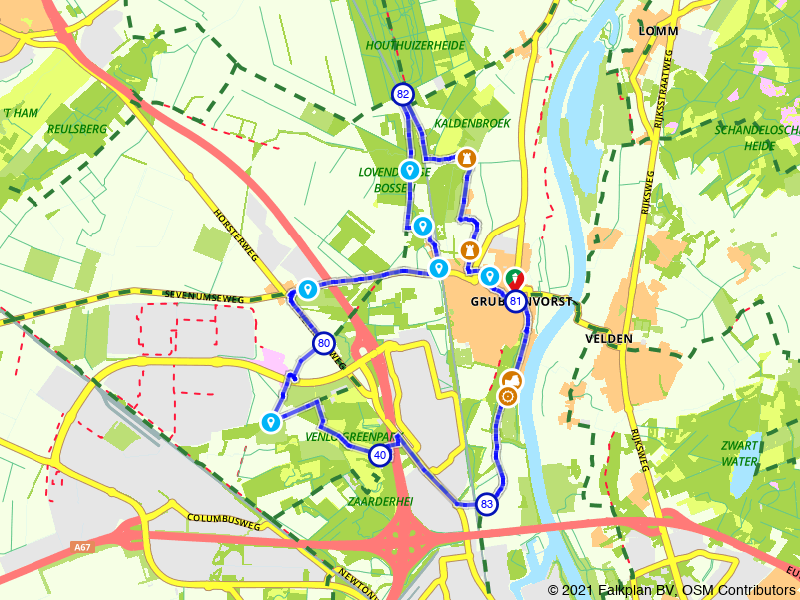 Historische Fietsroute Grubbenvorst