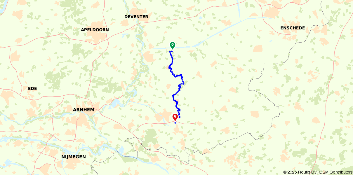 Fietsroute 539182 - Etappe 5 Fietserspad – Pieterpad voor Fietsers