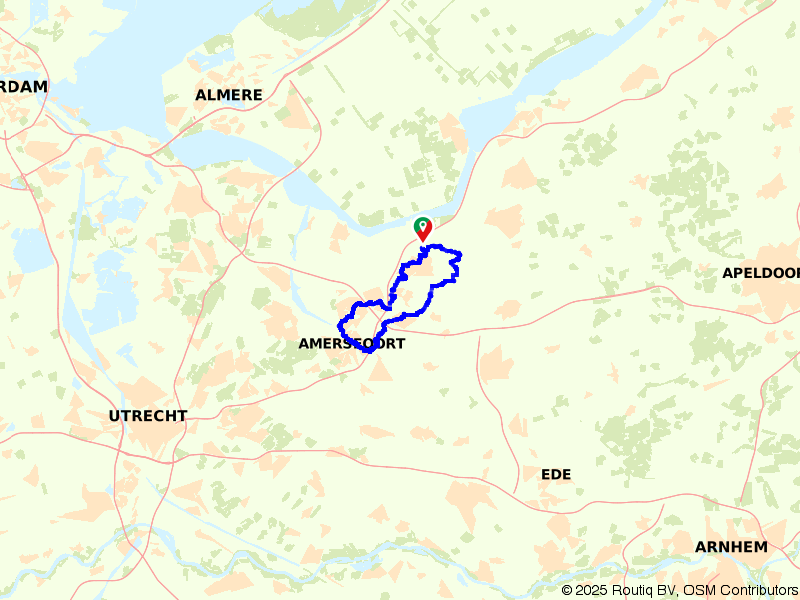 van nijkerk naar amersfoort