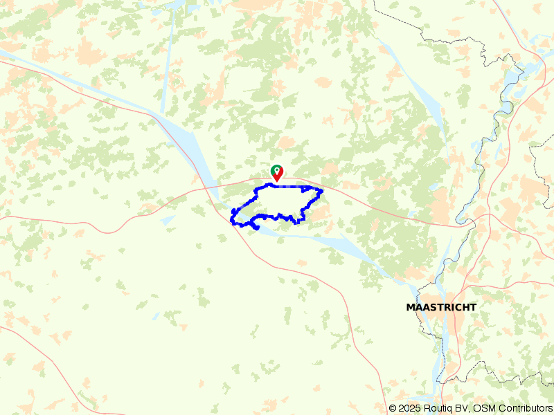 Zonhoven, hart van de Wijers route map image