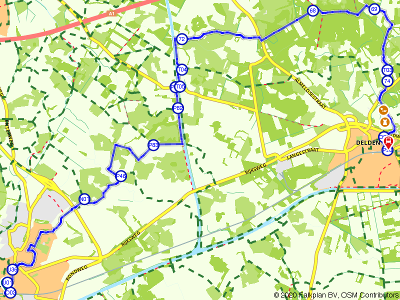 Treinfietsen: Goor-Delden via Kasteel Twickel