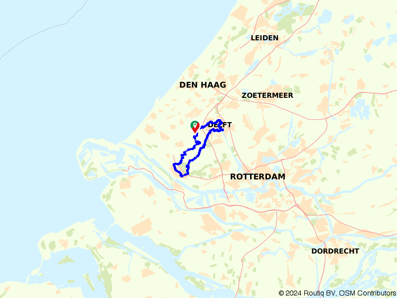 Zeventiende Eeuw Route route map image
