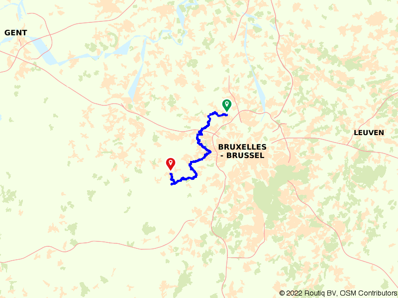Fietsroute 968169 - Vlaamse Meesters route etappe 11