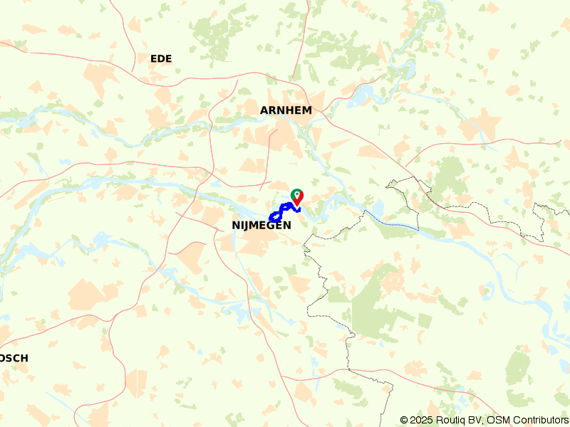 Van Oortjeshekken naar Nijmegen langs rivier en polderlandschap