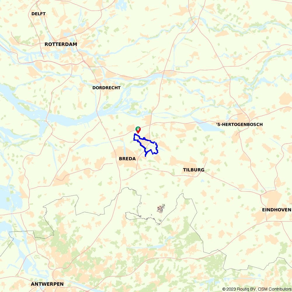 1191240 Route 1 Klavertje 4 Fietsersbond Oosterhout