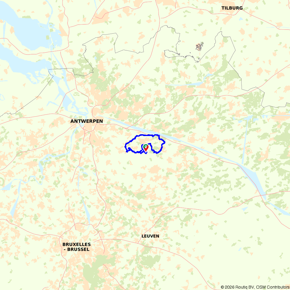 Fietsroute (E-bike) 125655: Heerlijk fietsen langs het wa