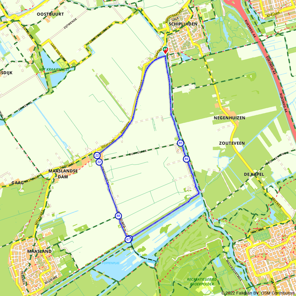 1269310 Walking through the polders of Schipluiden