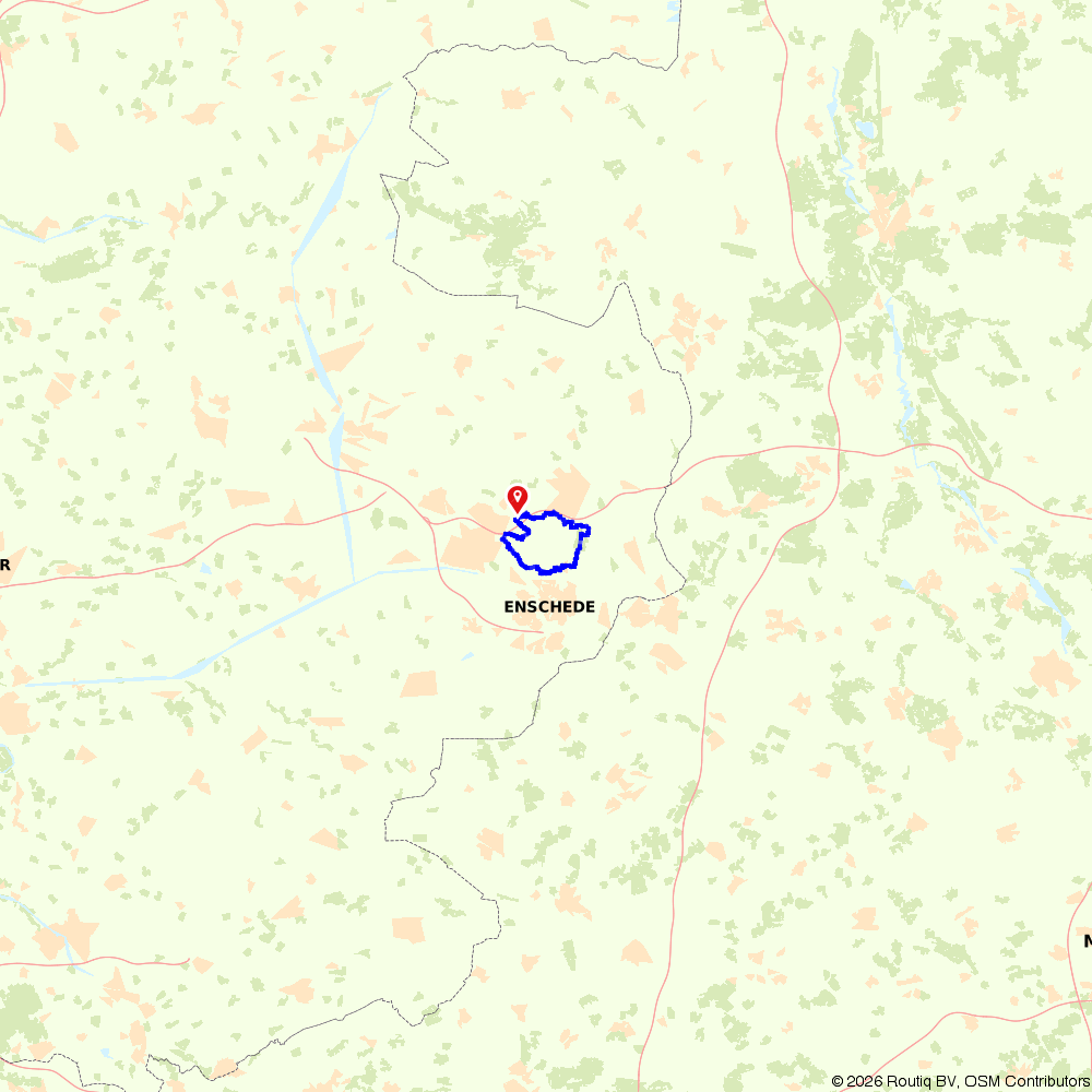 Round Hengelo - Dinkelland - Cycling route | Route.nl