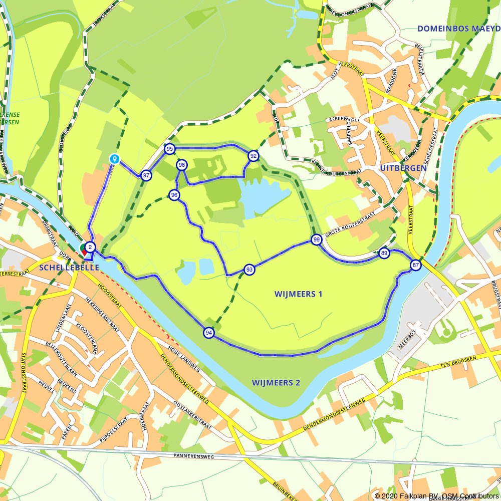kalkense-meersen-wijmeers-walk-wichelen-hiking-route-route-nl