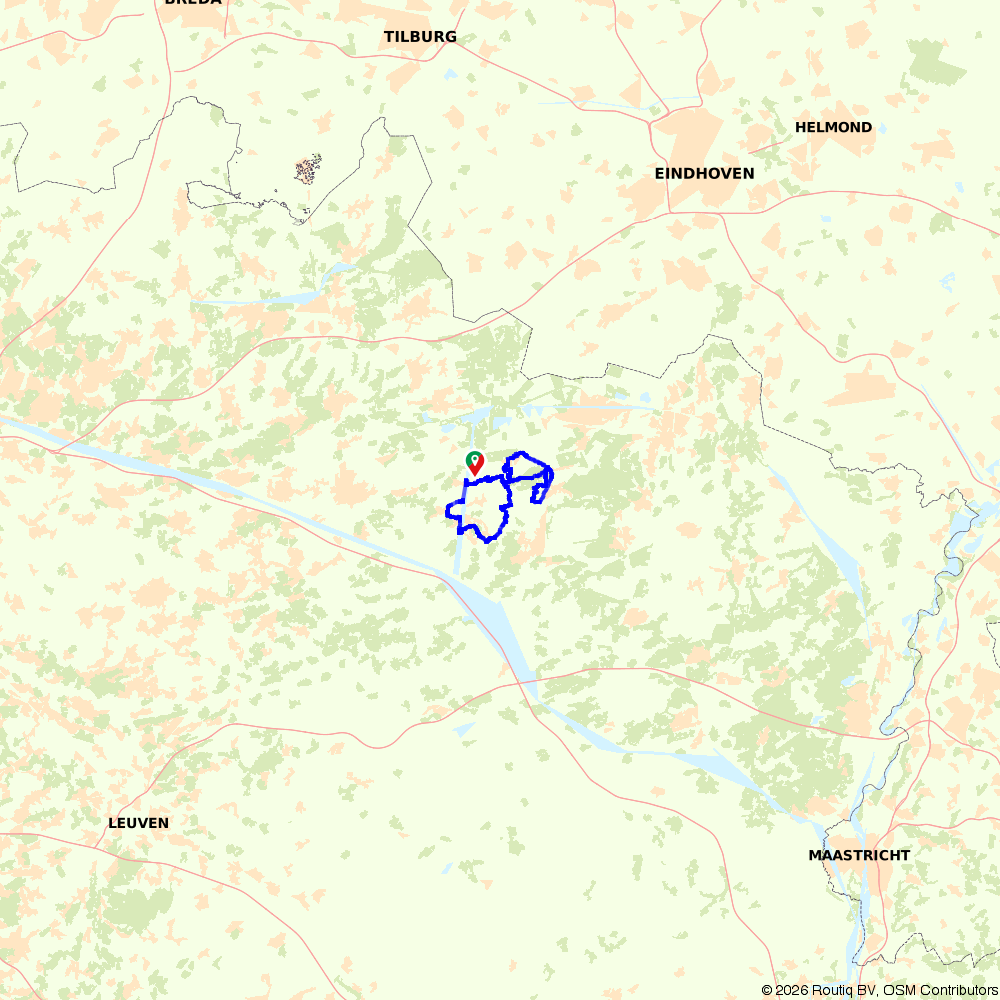 Fietsroute 197807: De Kruierroute vanuit Balen