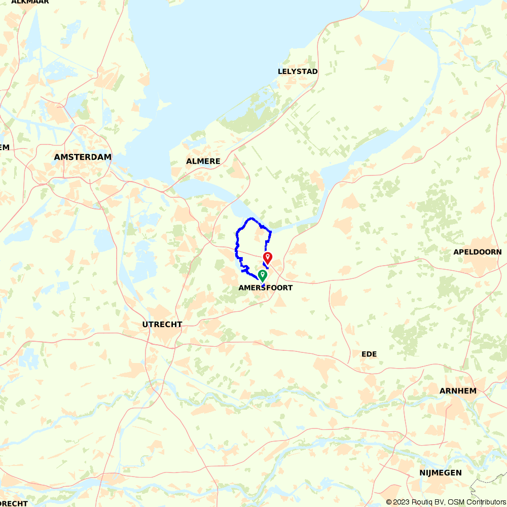 Fietsroute 208161: Eem