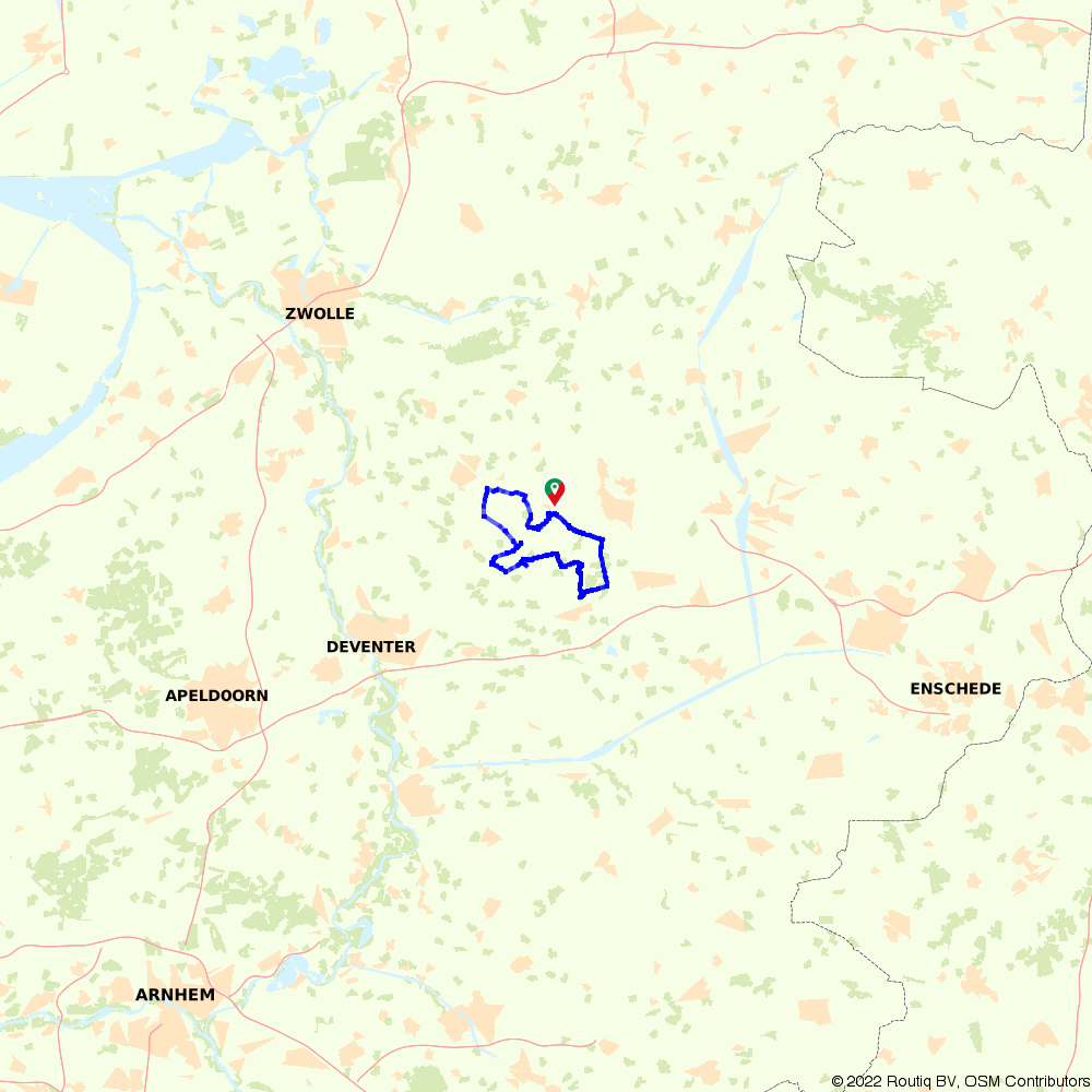 eigen route Hellendoorn Fietsroute Route.nl