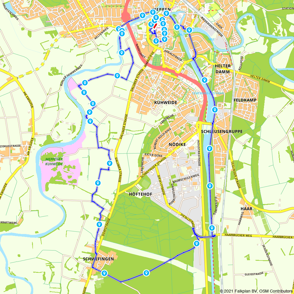 3127200 Route through Meppen