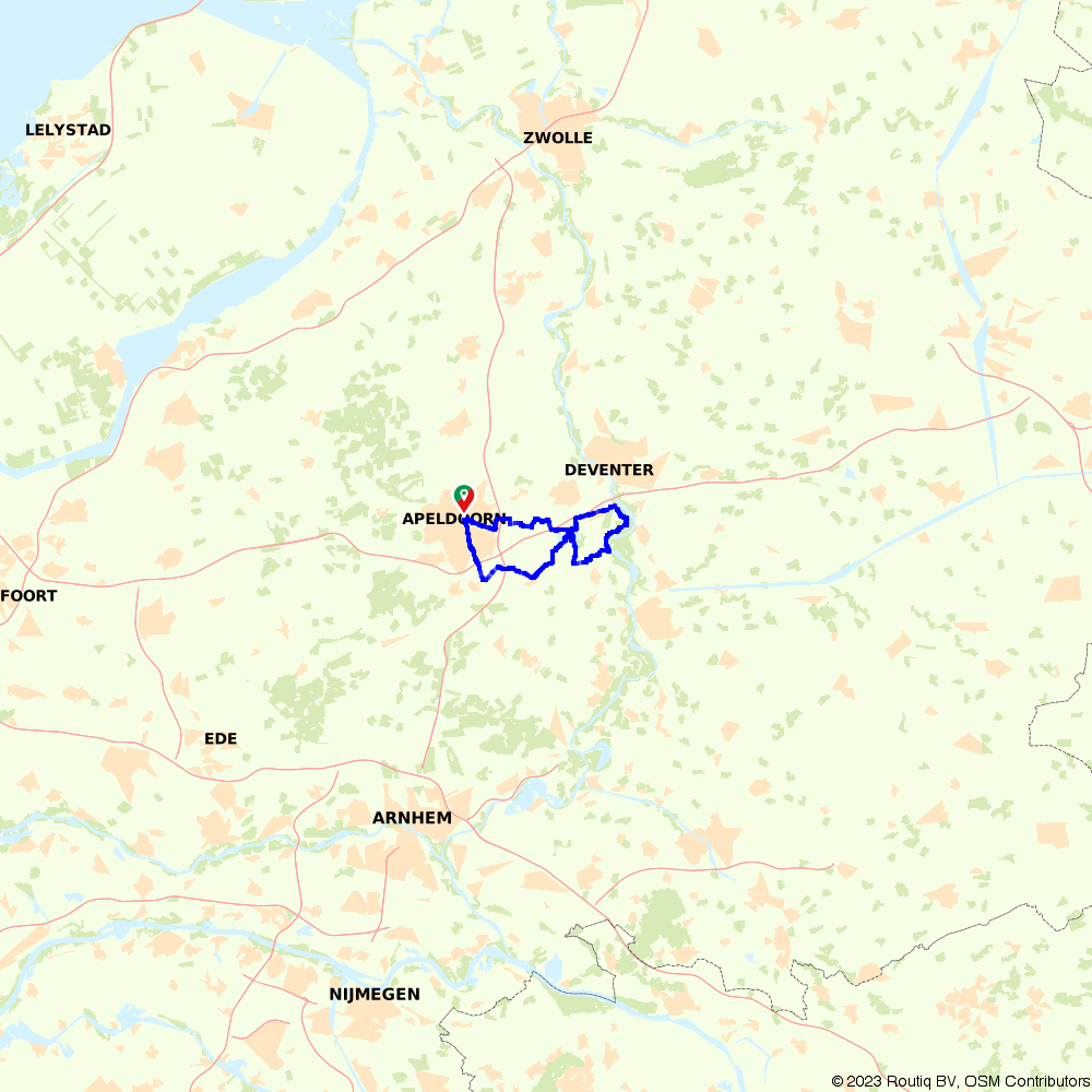 319671 Rondje Apeldoorn, Bussloo, IJssel, Bussloo, Klarenbeek, Apeldoorns Kanaal, Apeldoorn