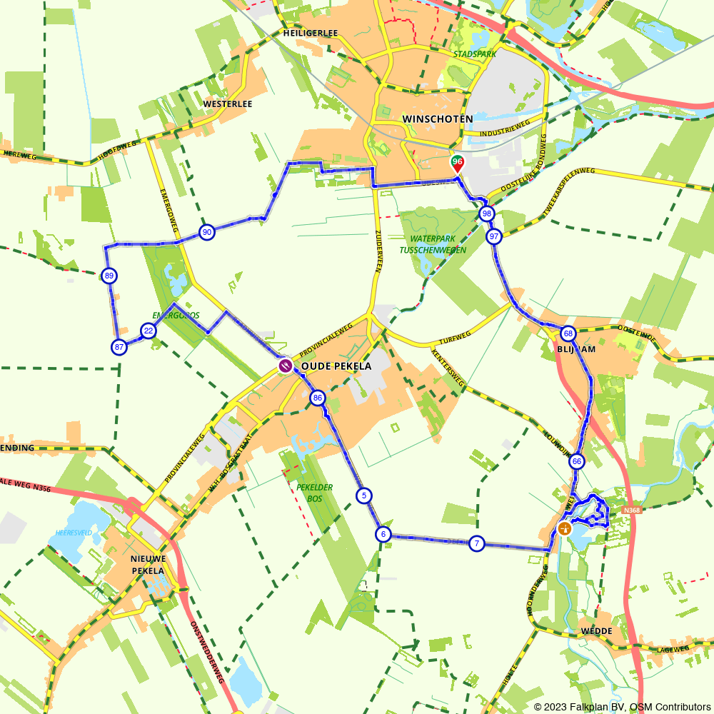 A bike ride through East Groningen - Oldambt - Cycling route | Route.nl