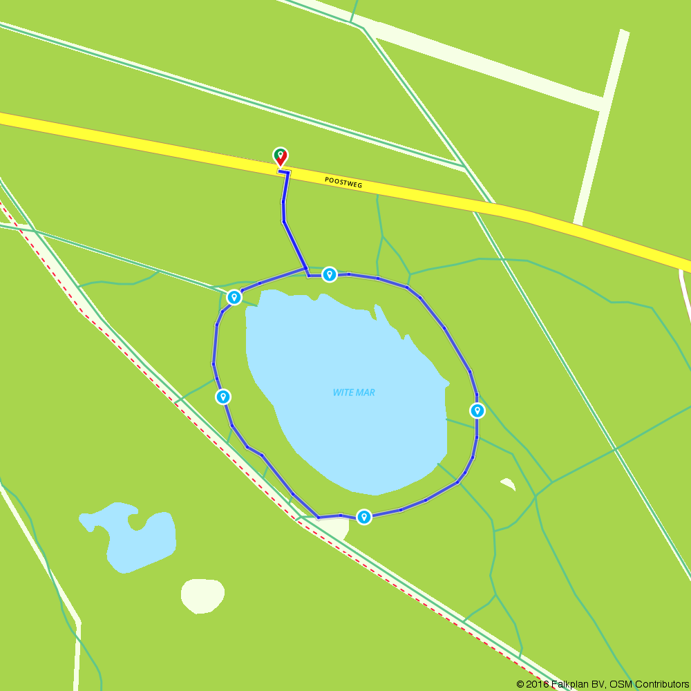 347734 Round the white lake (ice rink) Beetsterzwaag