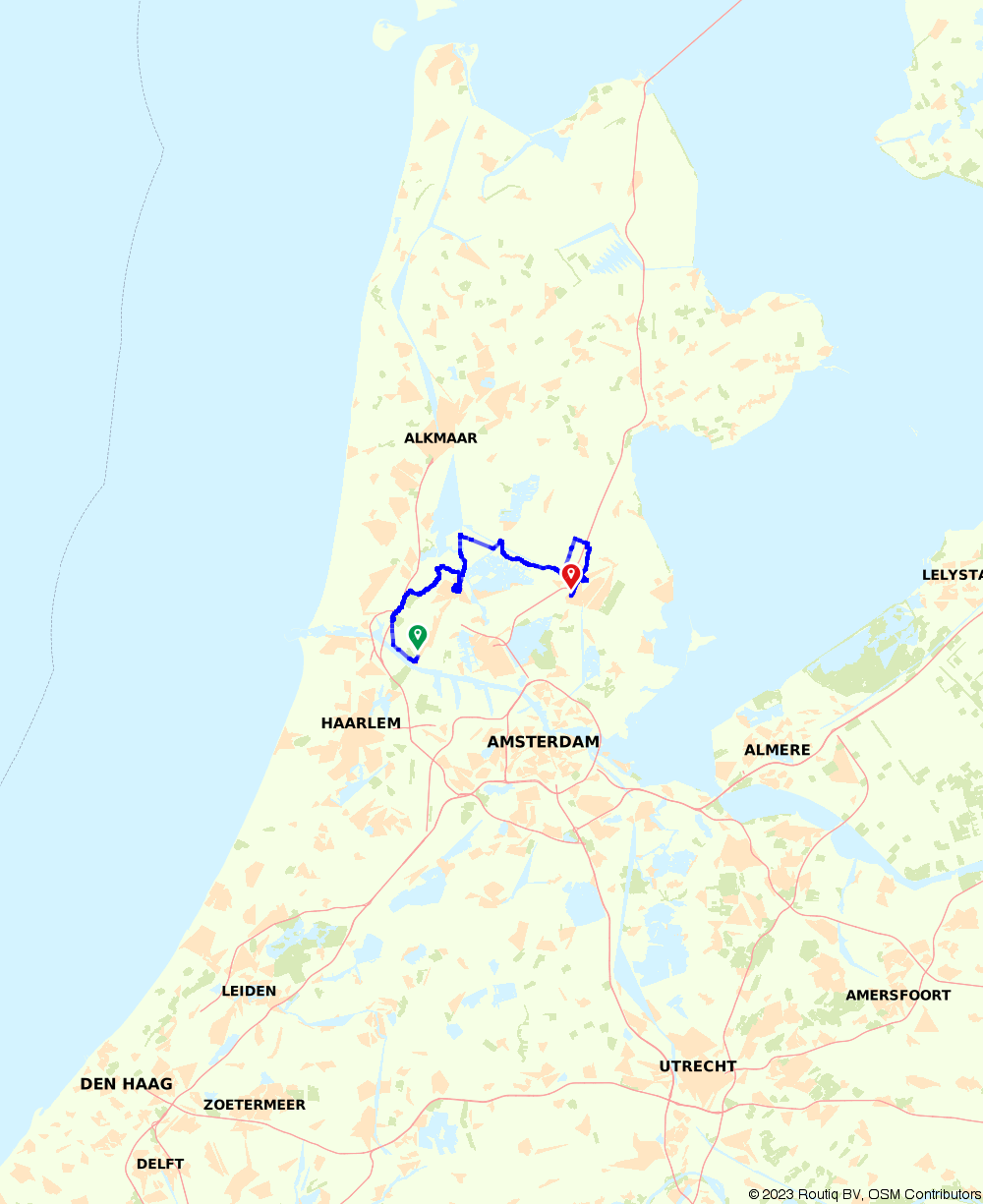 363056 From Assendelft To Purmerend Forts Route