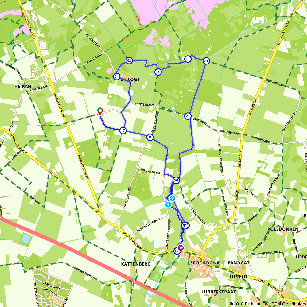 Spoordonk Starts From Gerrithoeve Oisterwijk Hiking Route Route nl Spoordonk Starts From Gerrithoeve Oisterwijk Hiking Route Route nl