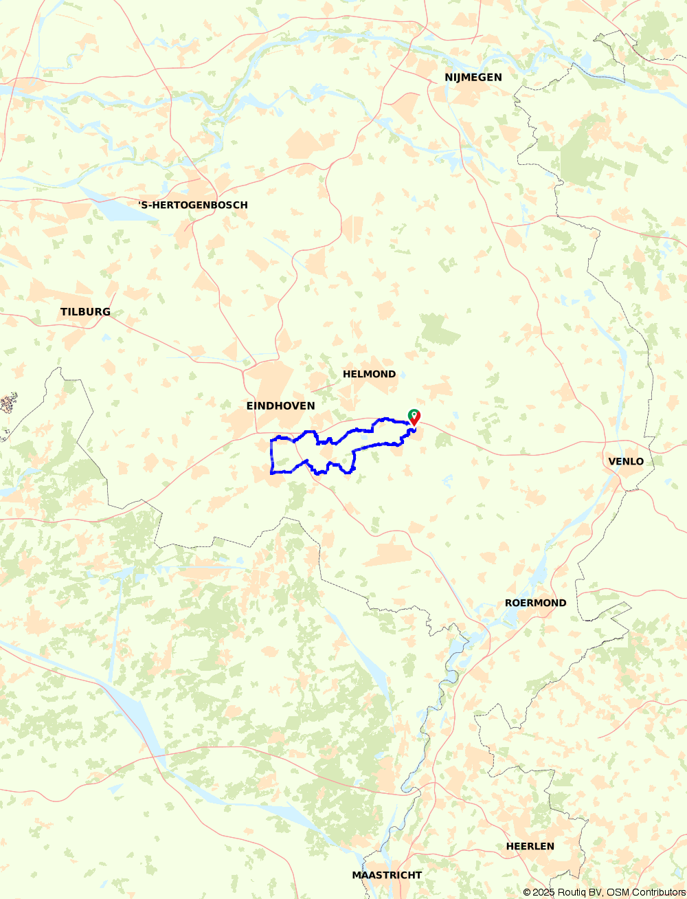 PW Asten Valkenswaard - Asten - Fahrradroute | Route.nl