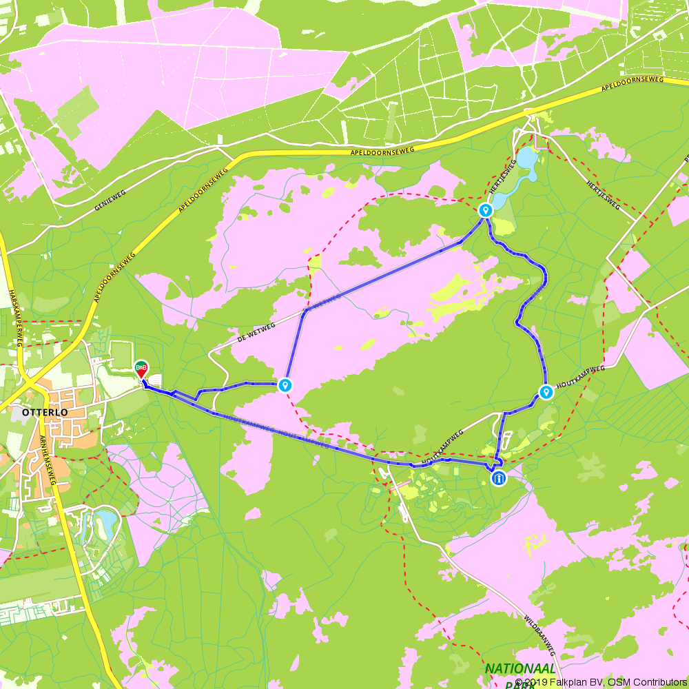 530588 Walking route De Hoge Veluwe National Park 530588 Walking route De Hoge Veluwe National Park