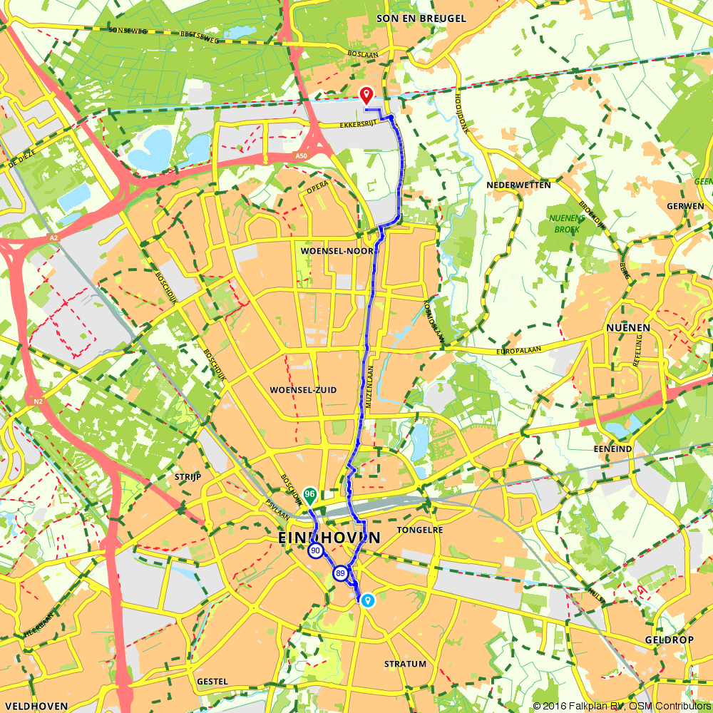 541471 Bicycle route Eindhoven Son