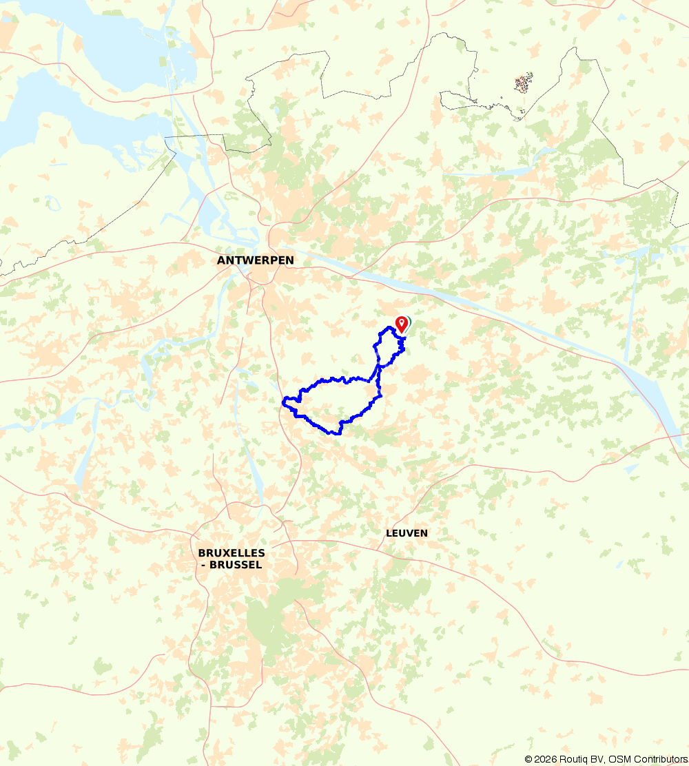 Hullebrug Mechelen - Heist-op-den-Berg - Cycling route | Route.nl