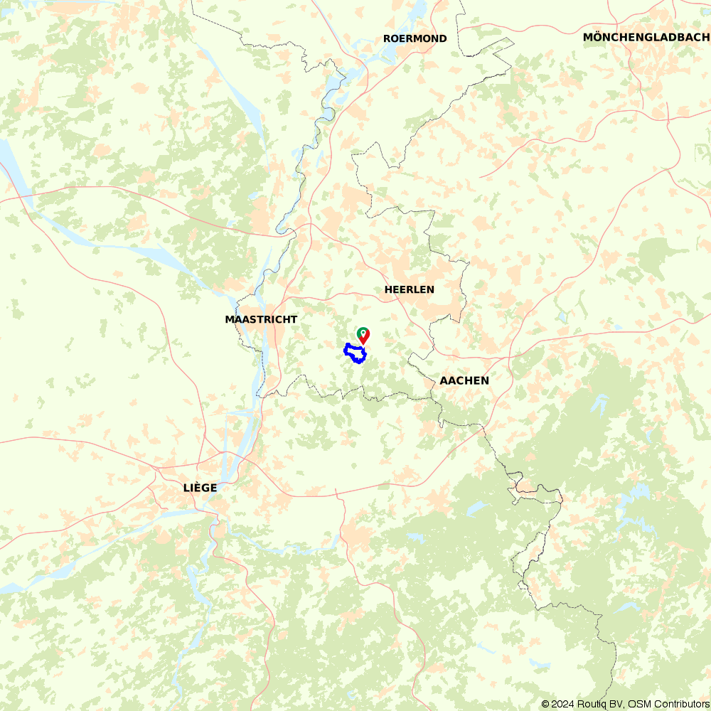 Routiq 877212 Walking route Gulpen