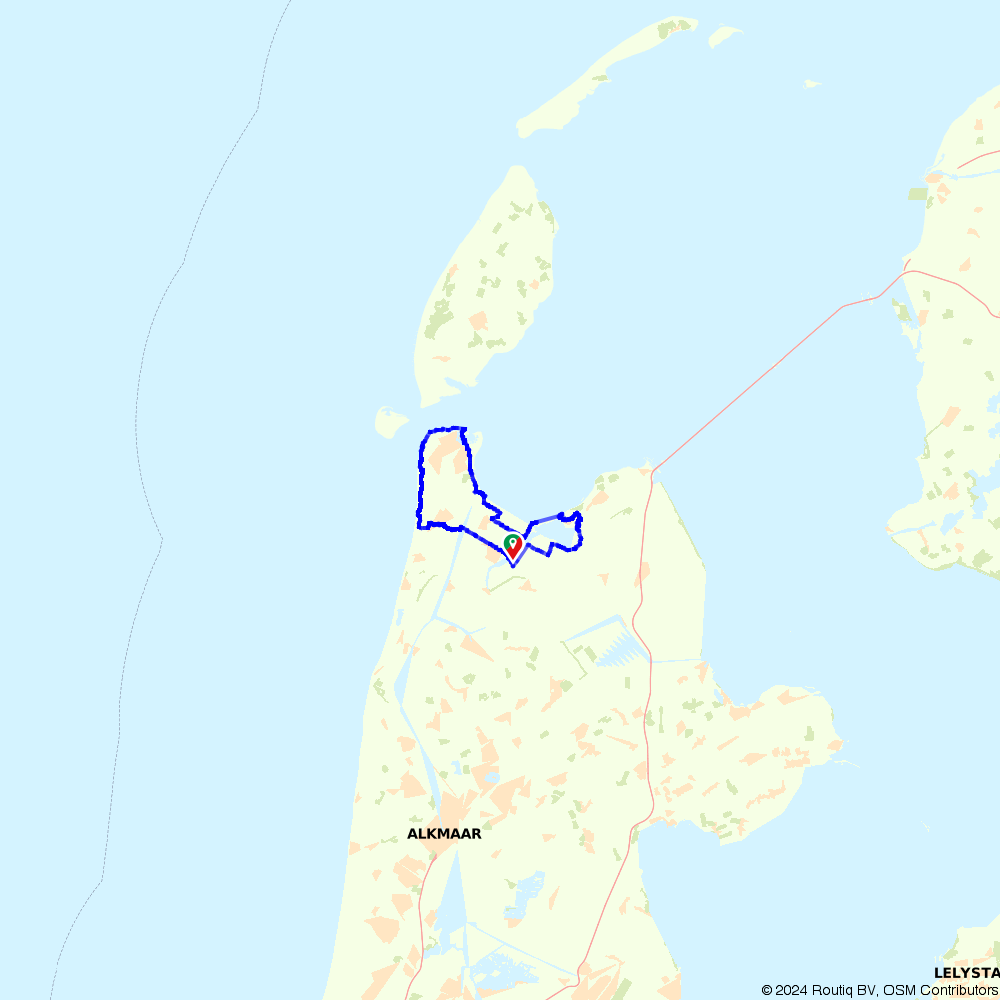 Routiq 981148 Fietstocht langs Anna Paulowna